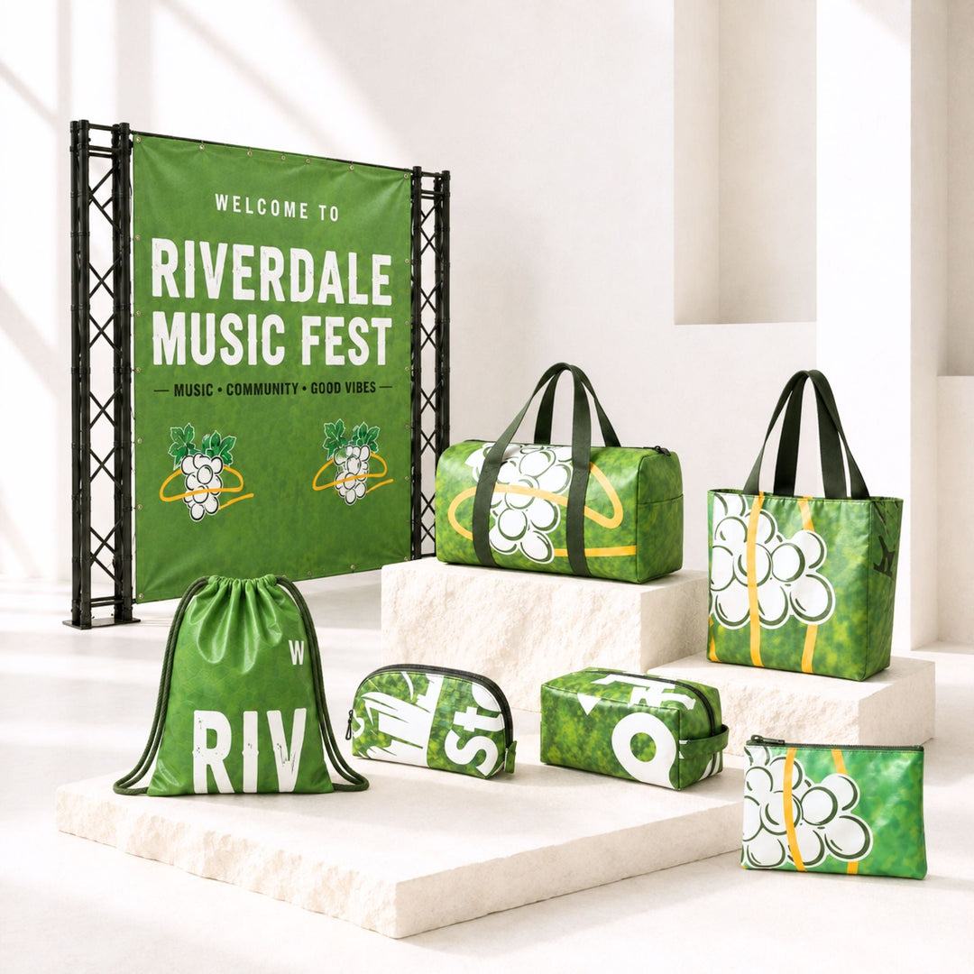 Upcycled Vinyl Banners