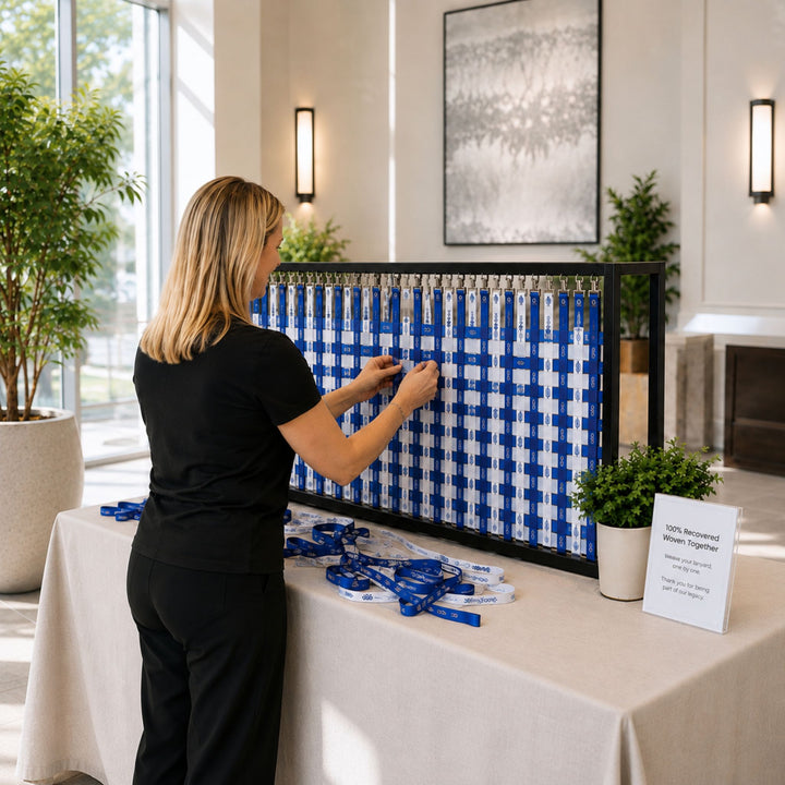 CORPORATE ACTIVATIONS | Woven Lanyard Legacy Artwork