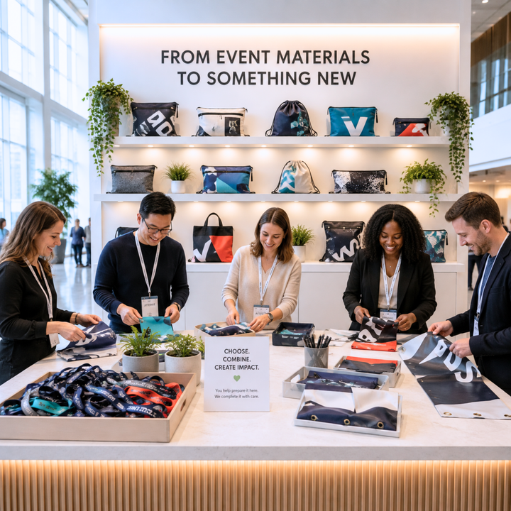 CORPORATE ACTIVATIONS | Event Textiles Into New Products