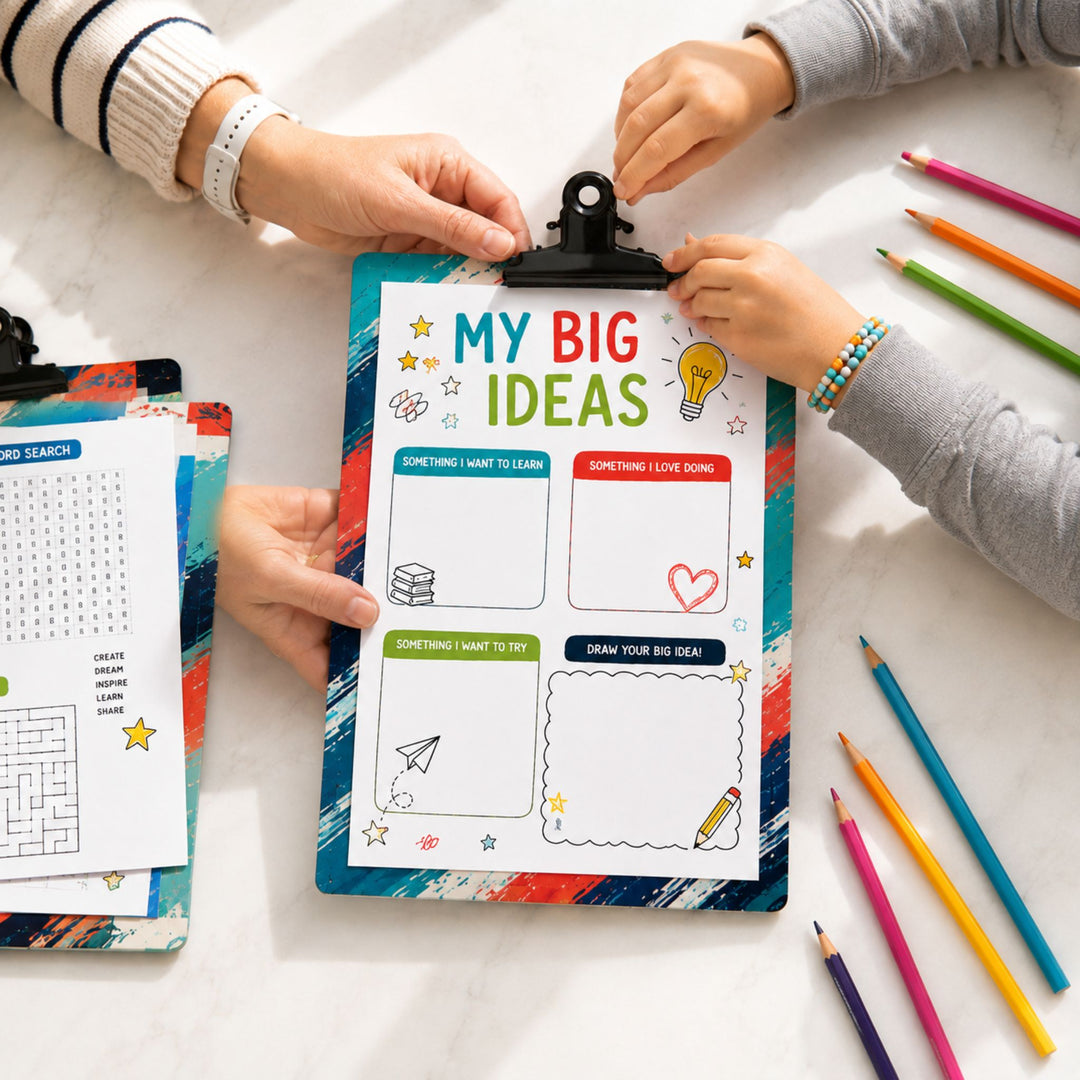 WORKSHOP | My Big Ideas Clipboard | Corporate Family Day