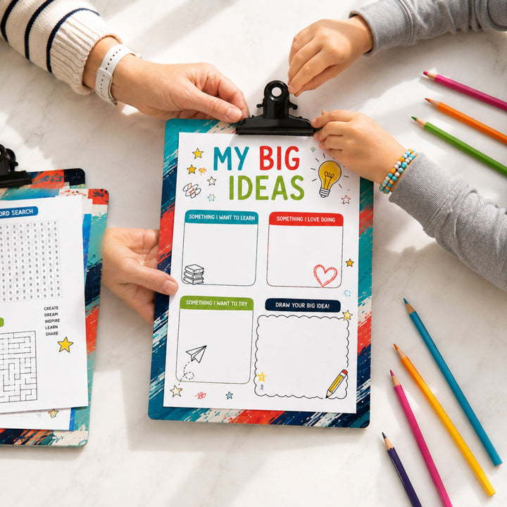 WORKSHOP | My Big Ideas Clipboard | Corporate Family Day