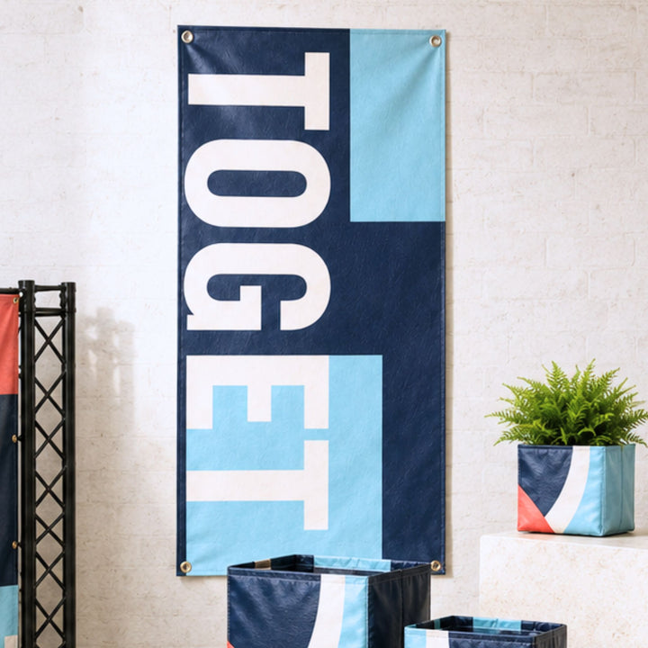 CSR PRODUCT | Upcycled Vinyl Banners | Youth | Artwork