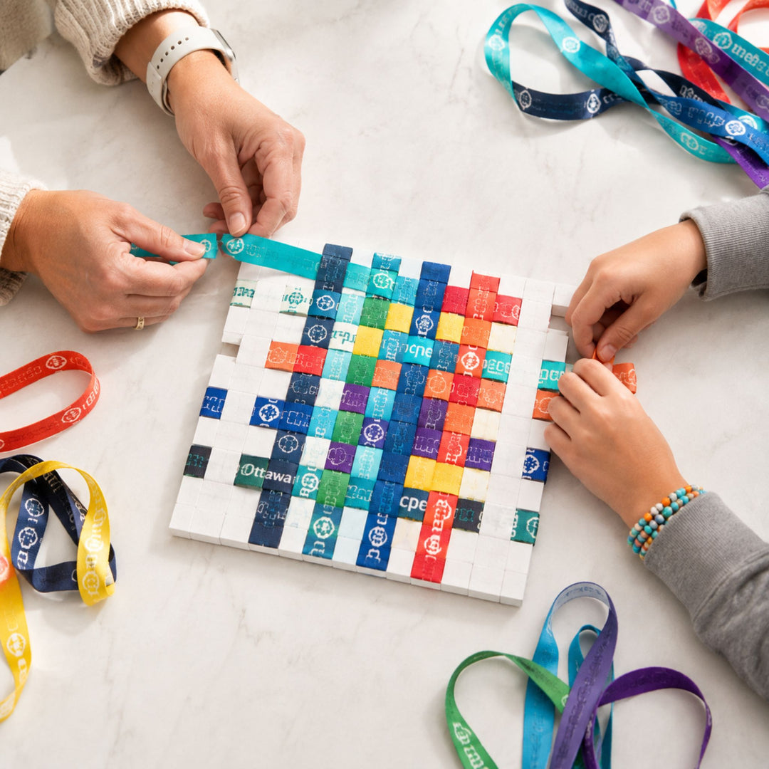CSR ACTIVITY | WOVEN Lanyard Art | Employee + Youth