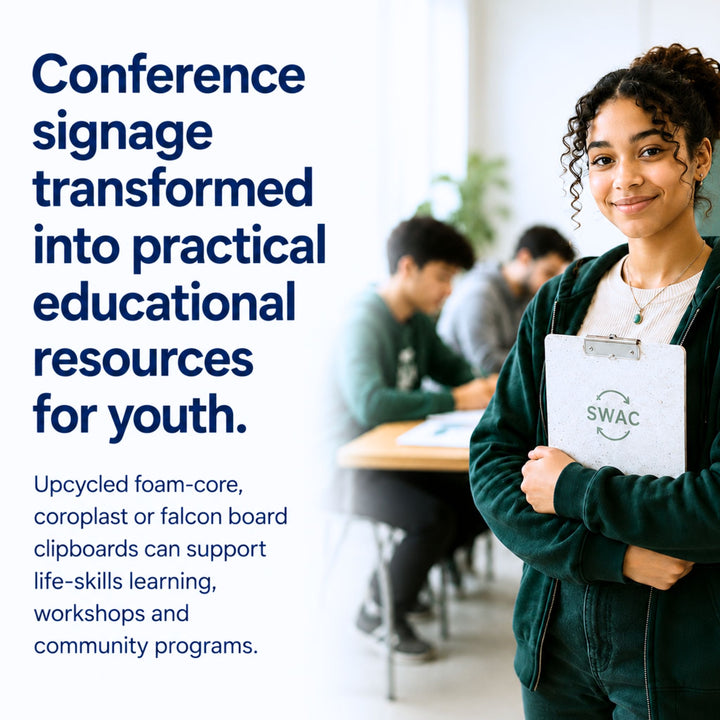 CSR CORPORATE ACTIVATIONS | Upcycled Clipboards for Youth
