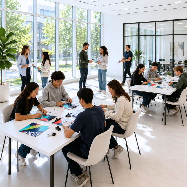 CSR ACTIVITY | Upcycled Signs Into Educational Clipboards | Employee + Youth