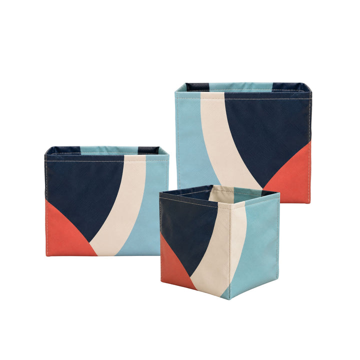 CSR PRODUCT | Upcycled Vinyl Banners | Youth | Storage Boxes