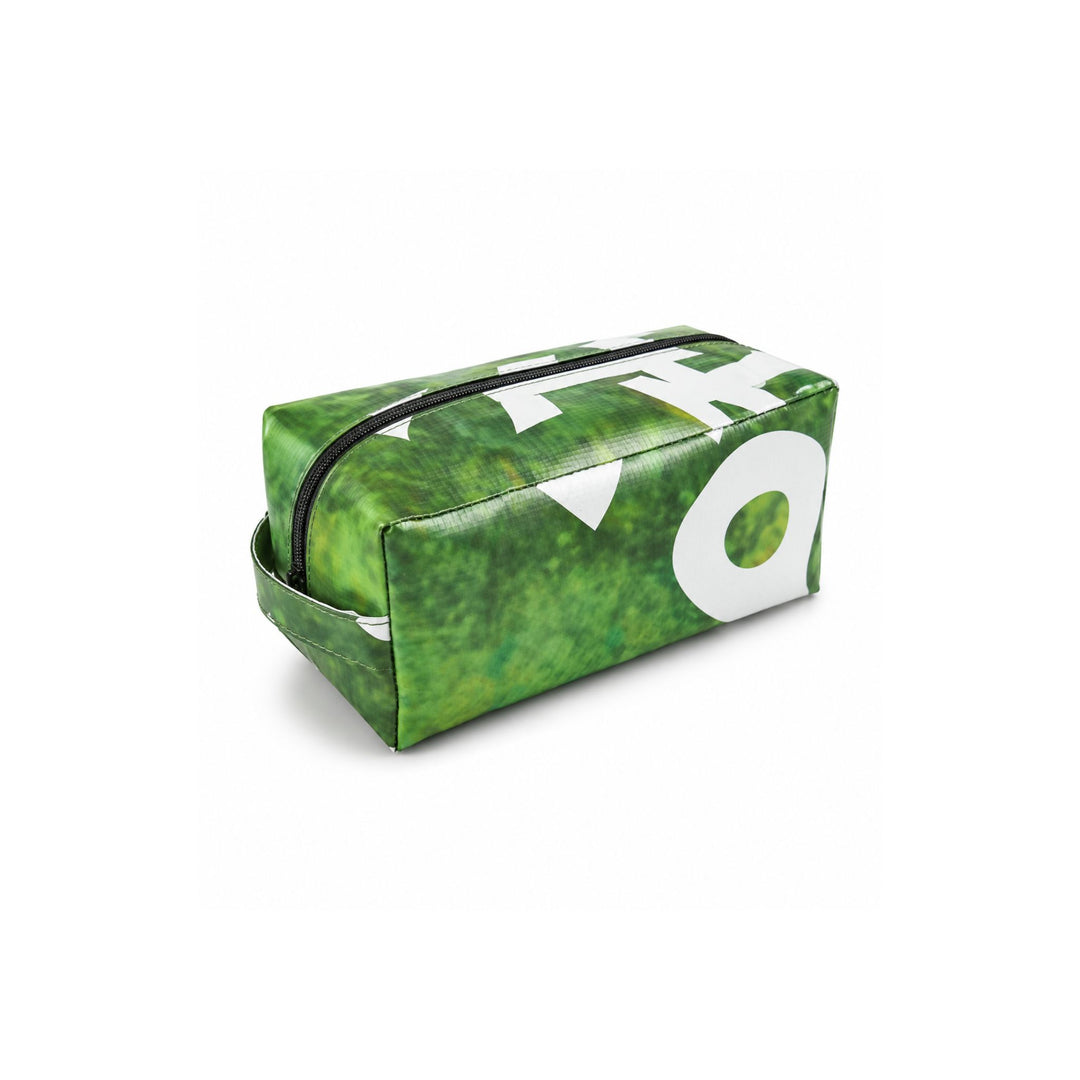 PRODUCT | Upcycled Vinyl Banner Toiletry Bag